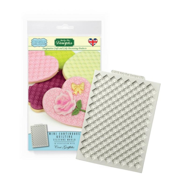 Silicone Mould - Mini Quilting Continuous